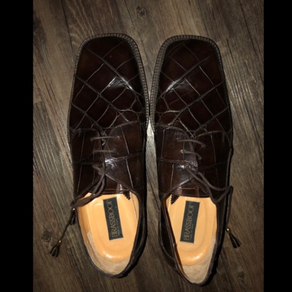 Brassboot Crocodile men’s loafer